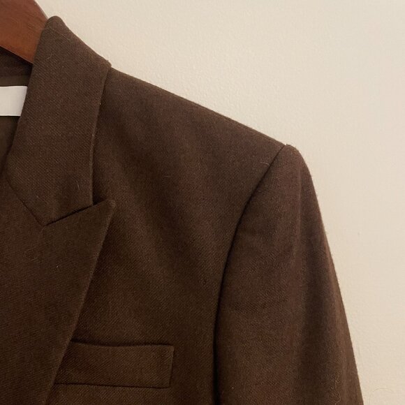 Vince Double-Breasted Blazer in Hickory, Size 6, Excellent Condition - Picture 5 of 12